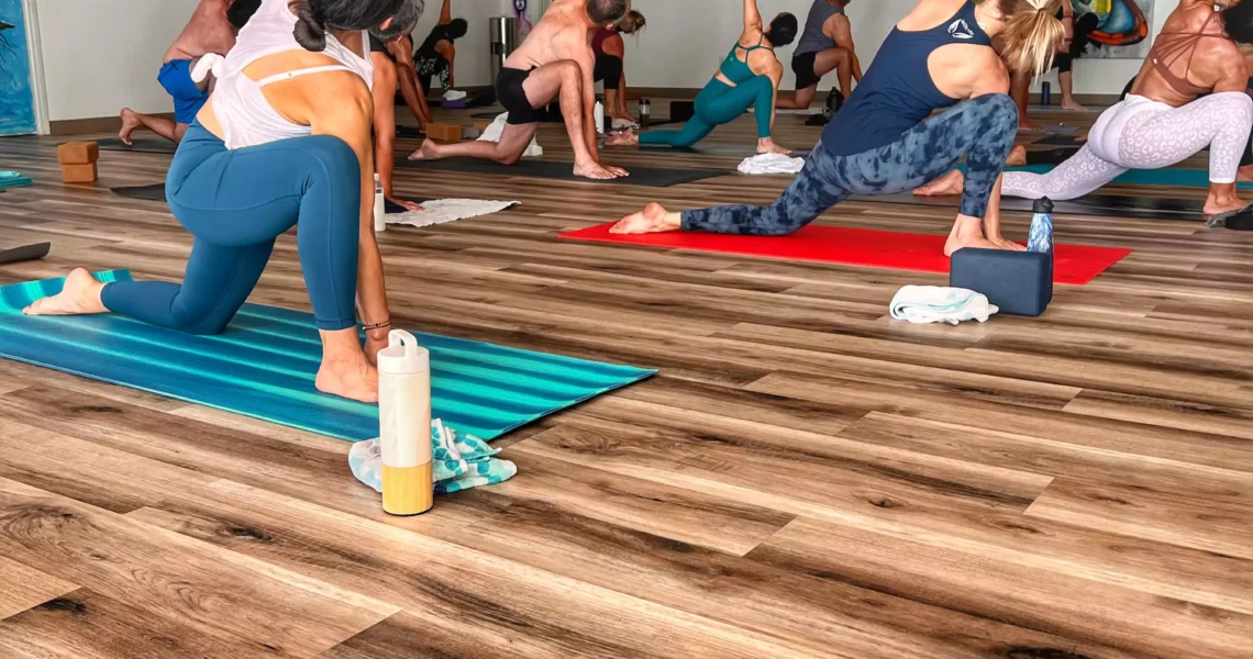 The subtle energy in the yoga room